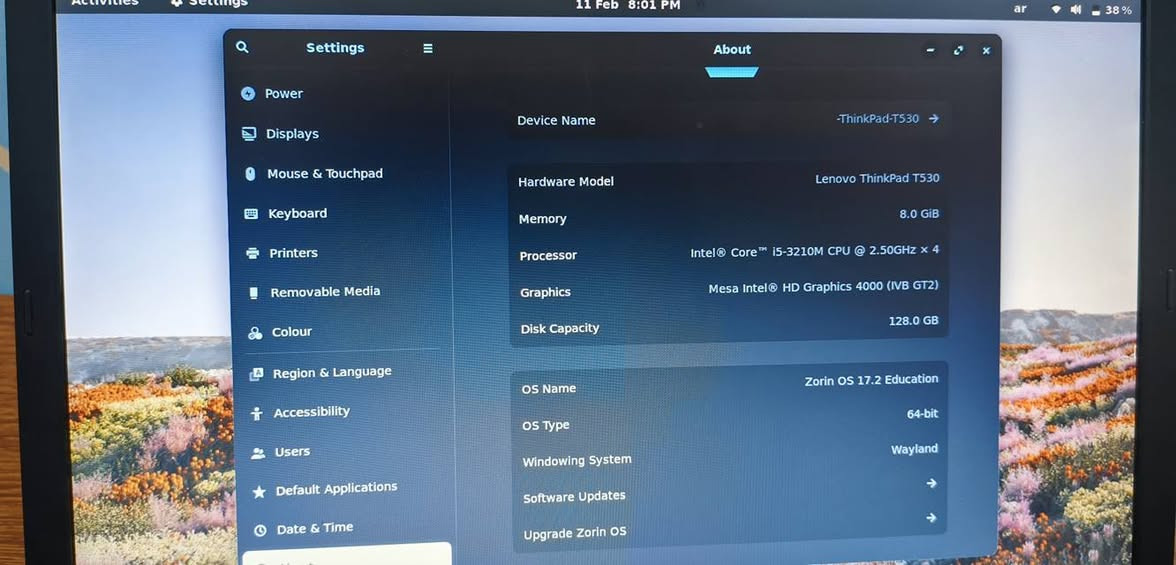 🔶حاسبة Lenovo ThinkPad T530🔶
✅ المعالج: Intel core i5-3210M CPU @ 2.50Hz × 4

✅ كرت شاشة داخلي: Mesa Intel HD Graphics 4000 [ IVB GT2 ]

✅ الرام: 8GB

✅ التخزين: 128 GB

✅ الشاشة: 15.6 بوصة

✅ البطارية: جيدة لا بأس بها

✅ الشاحن الأصلي

💰 السعر: 120 الف


**إذا كنت صاحب هذا الإعلان وتريد حذفه لأي سبب، رجاءا أرسل رسالة إلى الدعم الفني**