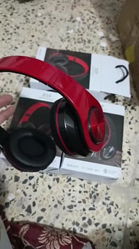 سماعة بلوتوث • مبطنه جلد طبيعي • ٤ قطع