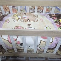 سرير اطفال • يشيل ١-٤ سنوات • مستعمل