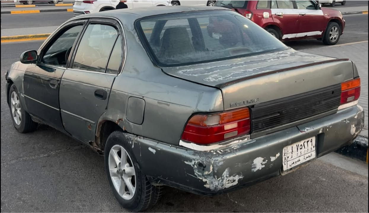لبيع كورله 1993
مكينه بيها خيط تبخير 
كير جدد 
السياره جاهزه 
رقم بصره سنويه منتهيه 
مكاني بل بصره 
السعر ب 32 وبيها مجال 
الرقم ***********
