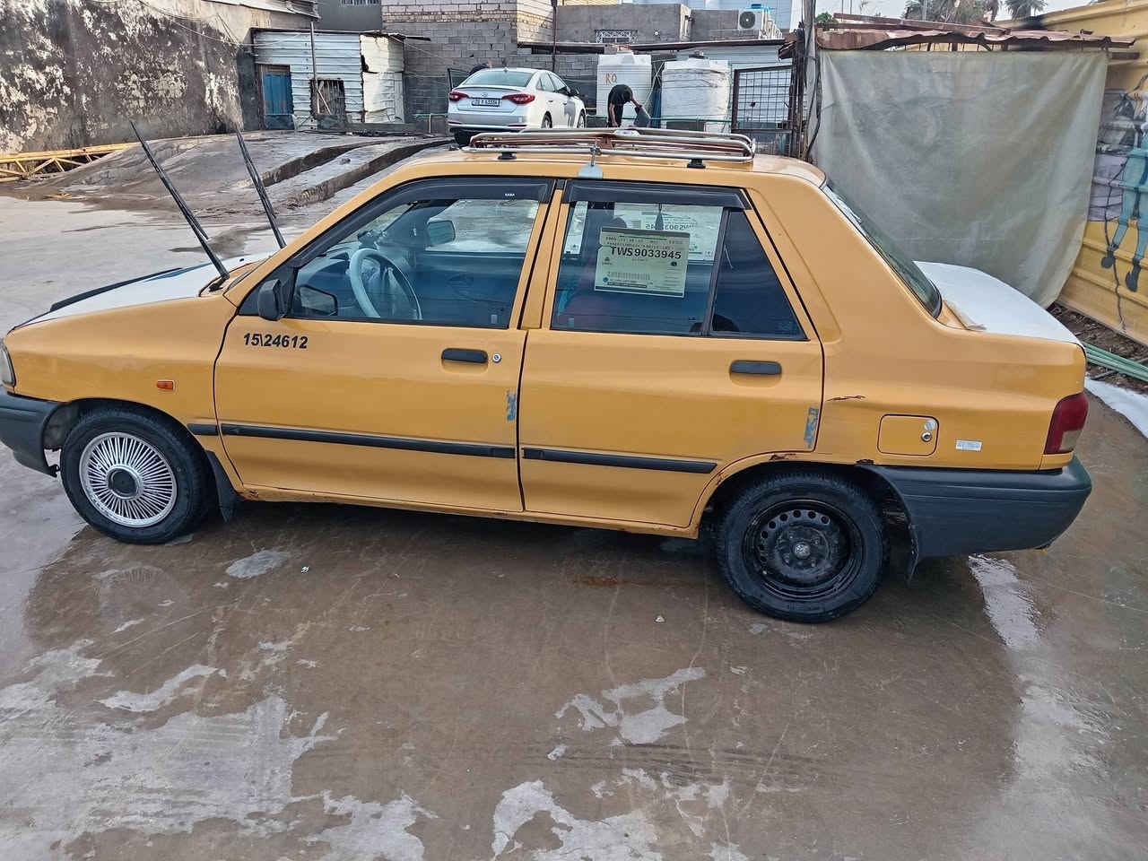 سلام عليكم سايبه للبيع موديل 15 مصفره هيه وغرامات تبريد تدفىه تخم تاير حداديه كفاله دوشمه شاشه العنوان ديوانيه السعر 35الستفسار عله الرقم ***********
