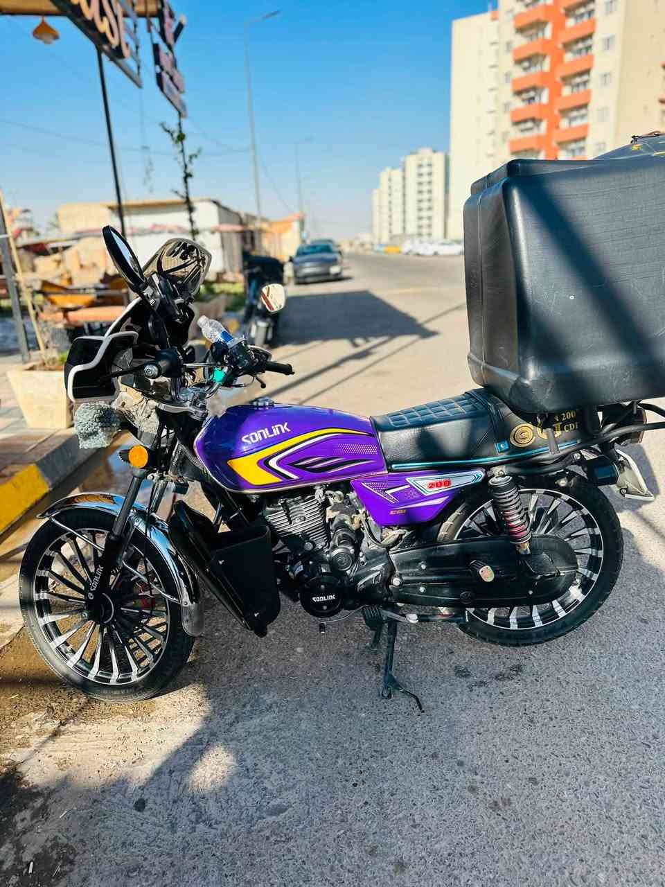 السلام عليكم دراجه سونك 2025 مكفوله من كلشي شلعه خير من الله سعرها 950   واتساب ***********
