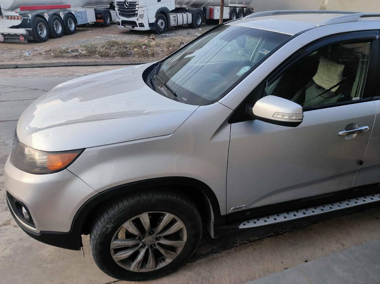 سورينتو رصاصي سبع راكب 6 سلندر للبيع 
رقم نينوى بيه كوبون تحويل شرط 
وين ما تريد شوفها 
سعر 147
للتواصل ***********واتساب
