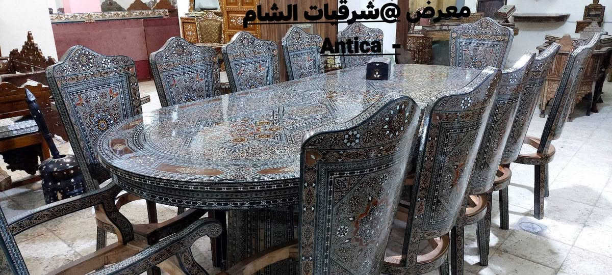 🌙✨ أجواء رمضان غير… ومعها تكتمل الفخامة ✨🌙
طاولة سفرة خشب موزاييك مرصّعة بالصدف البحري الطبيعي
تحفة فنية بتفاصيل يدوية دقيقة ولمعة طبيعية تعكس نور المكان ✨
📏 القياس: 270 × 120 سم
مساحة مثالية للعزائم الرمضانية ولمّة العائلة الكبيرة 🤍
تصميم يجمع بين الدفء الشرقي والرقي العصري، ليكون مركز الطاولة دايمًا عامر بالخير والبركة 🌙🕯️
إذا بتحبوا الأناقة اللي بتحكي قصة… هالطاولة رح تكون قطعة مميزة ببيتكم.
رمضان كريم وكل عام وأنتم بخير 🌙✨


**إذا كنت صاحب هذا الإعلان وتريد حذفه لأي سبب، رجاءا أرسل رسالة إلى الدعم الفني**