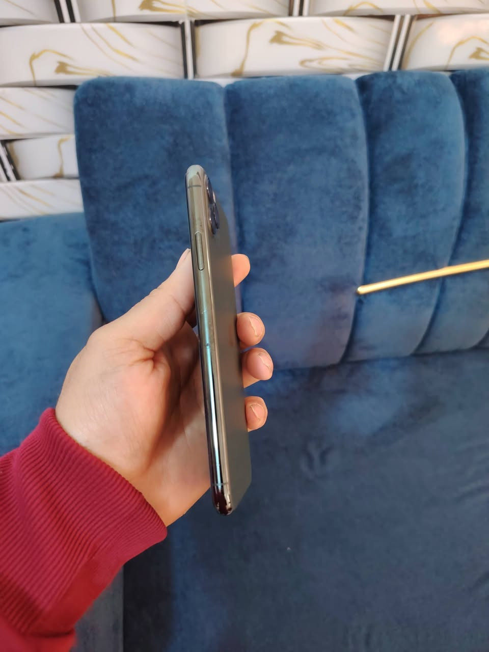 ايفون ١١ برو ماكس لوك بطارية ٨١ ذاكرة ٥١٢ لوك جديد لا مفتوح ولا مصلح ولا مبدل اي شي مكاني المدينة *********** السعر ٤٠٠
