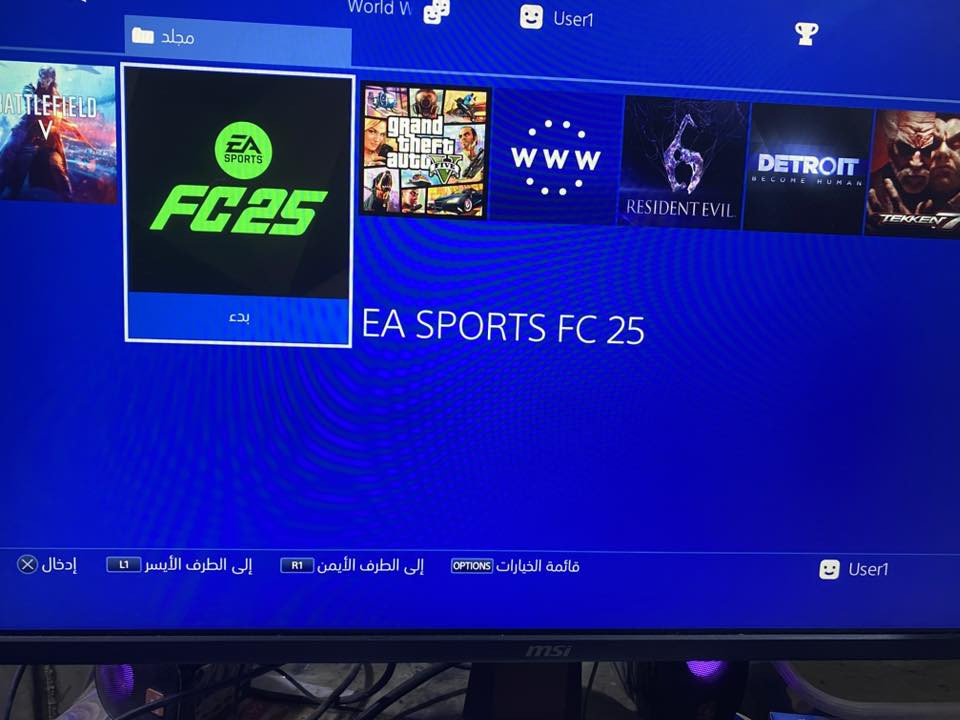 السلام عليكم بلي 4 برو النسخه الاحدث اللون ابيض مهكر تحديث 11.00 الهارد الف يعني تحمل شكد متكدر من لعبات وهوه اصلا بي لعبات هوايه 
الجهاز نضيف لامفتوح ولامنضف 
ويا يدات ثنين اصليه 
السعر 450 قفل


**إذا كنت صاحب هذا الإعلان وتريد حذفه لأي سبب، رجاءا أرسل رسالة إلى الدعم الفني**