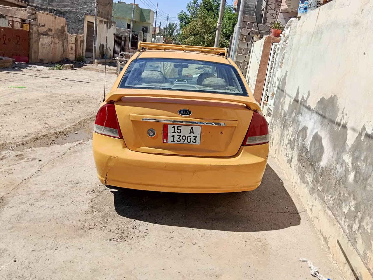 سيارة سبكترا للبيع بأسمي مكاني ديالى مشروع وطني محرك وكير جديد تبريد ثلج ضررها باب السائق تخم تاير جديد باتري جديد سنوية مجددة رقم انكليري وهزة جديدة السعر ٦٥ ورقة تلفون *********** تحويل ثاني يوم مصفرة غرامات هيئة ومرور
