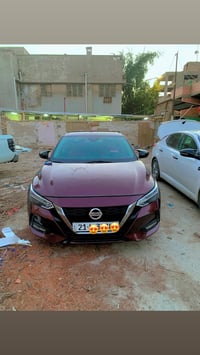 ﷽ نيسان سنترا 2021 SV شكل جديد  ‏‎حادث السيارة بنيد مبدل وبيها بالچامل...