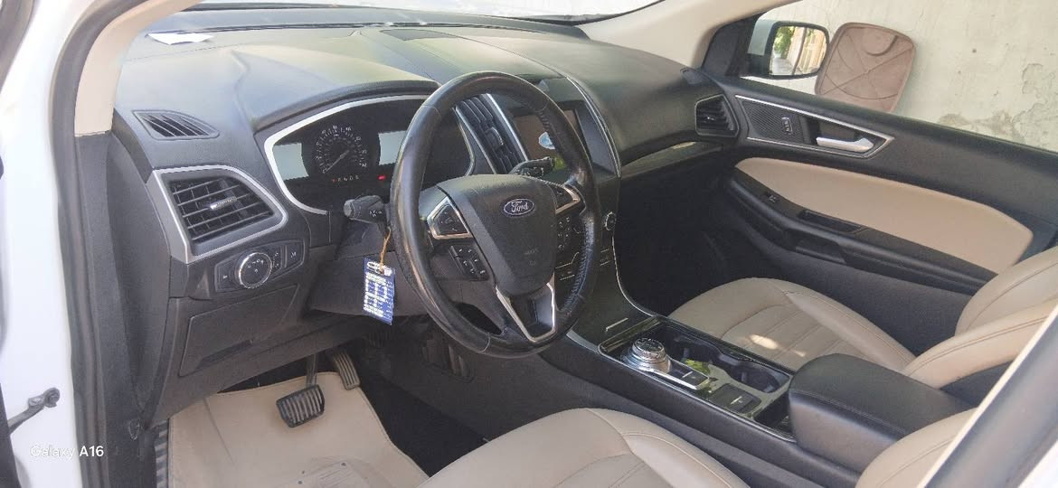 فۆرد ئیدج ٢٠١٩ ئێس ئی ئێڵ
Ford edge sel 2019
فول فول تەنها پانۆراما نیە
بێ بۆیاخ  و بێ سارد و بێ پارچەی گۆڕاو 
دەبڵ ئەکسل
کوشن چەرم
ناو زەرد بیلادی شەریکەیە 
دوو کوشتنی پێشەوە هیتەر و کارەبایی .
مەکینە ٢٠ تۆربۆی چوار بستۆنە
هەر چوار دەرگای لەمسە
هەرچوار ئاوێنەکە حاسەیە
گێڕ ماوس ( ڤۆلیوم )
بڕێک بەسمە
٤ تایەی تازەیە
تازە ڕۆنی مەکینەو ڕۆنی هایدرۆلیکی گێڕ گۆڕاوە
سەنەوی 2031
هەموو ئێرباگەکانی شەریکەن
هەموو گڵۆپەکانی پێش و پشتی شەریکەن
شاشەی sync 3.4 فول فول ئەبدەیتە
نەخشەی عێراق و هەرێمی کوردستان بە فول کوالێتی بە android auto و apple play
ئۆتۆ ستۆپ و ئۆتۆ ستارت
تازە پاتری بۆ دانراوە 
هەرچوار دەوری ڕاداری شەریکەیە
دوو ئاوێنەکەی ڕاداری شەریکەیە 
ڕەقەمی شانسی
2FMPK4J98KBB49248

*********** فایبەر - واتساب 
*********** حلبجة, السليمانية
