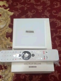 جهاز Tv box Mecool km2 plus deluxe الرسمي مستخدم ايام فقط مع اشتراك تو...