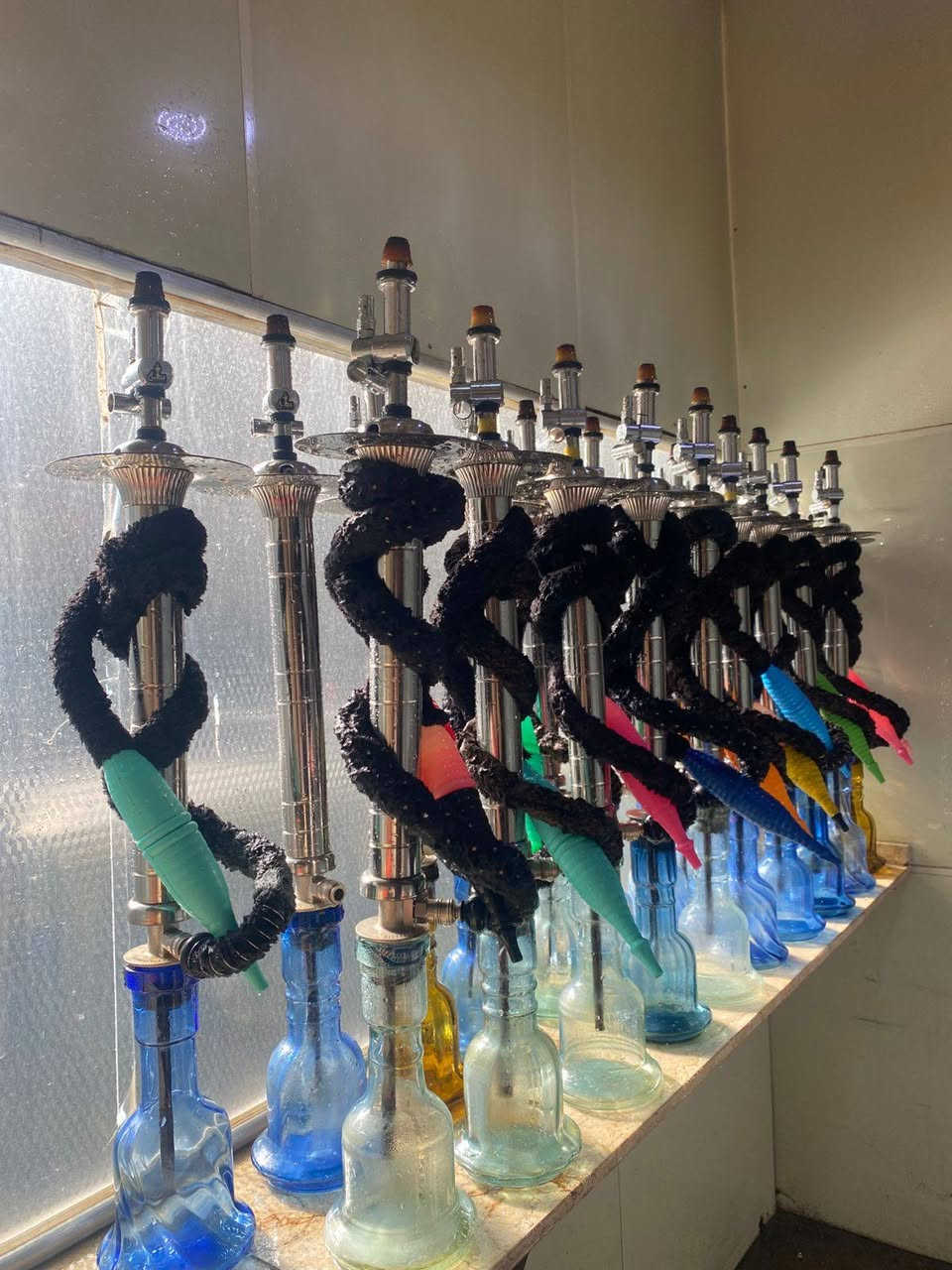 السلام عليكم
نراكيل طه موديل 24  للبيع كاملة 
العدد ٢٠
السعر ١١٠ وبيها مجال للطيبين 
البيع عدد كامل 
المكان سامراء 
التواصل :***********
