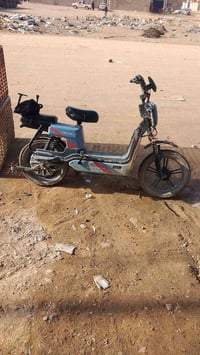 دراجة شحن • عطل مجهول • بطارية نص عمر