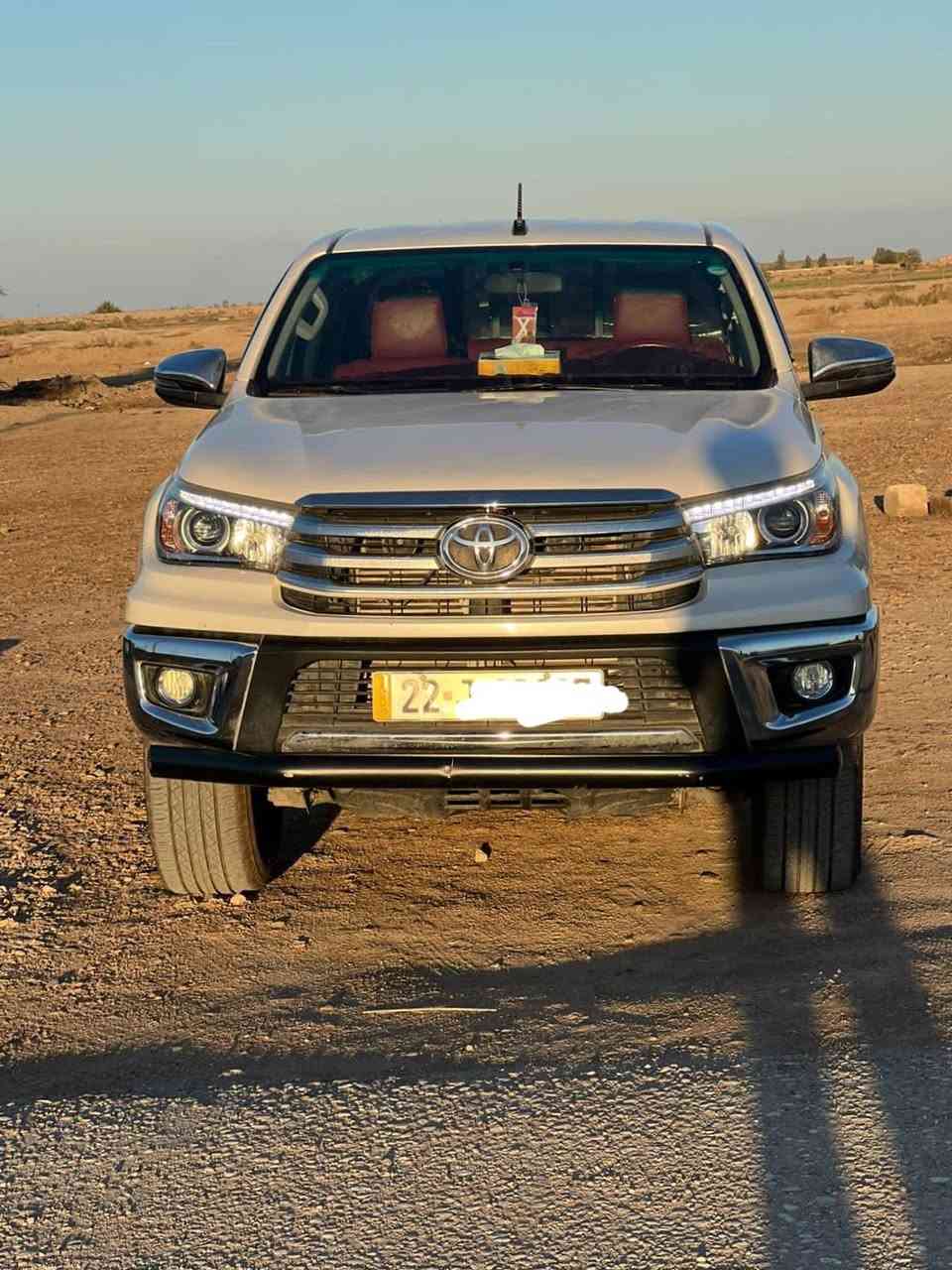 هايلوكس فور ويل موديل 2020 كاز
شركة ساز SAS
رقم اربيل الجديد 
 ماشيه 160
تبريد قطعتين 
إشاير بالمري 
كير اوتوماتيك 
داخل ماروني
تحكم ستيرن جهتين
مانع انزلاق 
نظام ايكو 
حساسات خلفيه
شاشه وكامرا خلفيه
بعد بيها مواصفات سيارة جديده واستخدام قليل  
سونار بالمنشور

السعر 255 وبيها مجال 
مكاني البصرة _ القرنة
الاتصال ***********
