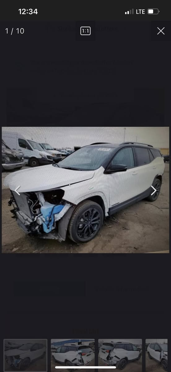 سلام عليكم
جيمسي تيرين موديل ٢٠٢١ مواصفات SLT فول رقم اربيل و باسمي   سيارة بانوراما فور ويل كوشنات جلد و كهربائي و هيتر ستيرن هيتر شاشة كبيرة بصمتين بيلادي موجود و شغال صندوق  كهربائي سيارة صور حادث و رقم شانصي موجود بس  شوية صبخ بلبونيد بدون دواخل و باب صندوق مصبوخ دواخل مابي شي ايرباك بس ستيرن طاك مرجع بيلادي 58 الف ميل ماشية محرك ٤ سلندر ١.٥ ليتر تيربو سيارة مابي اي نقص سعر 167 شوية مجال 
مكاني سليمانية رقم تلفون ***********

3GKALVEV3ML377304رقم شانصي
