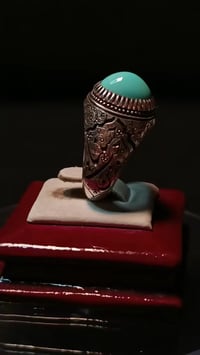 فيروز نيشابوري • صياغة عباسي • منقوش حب الله