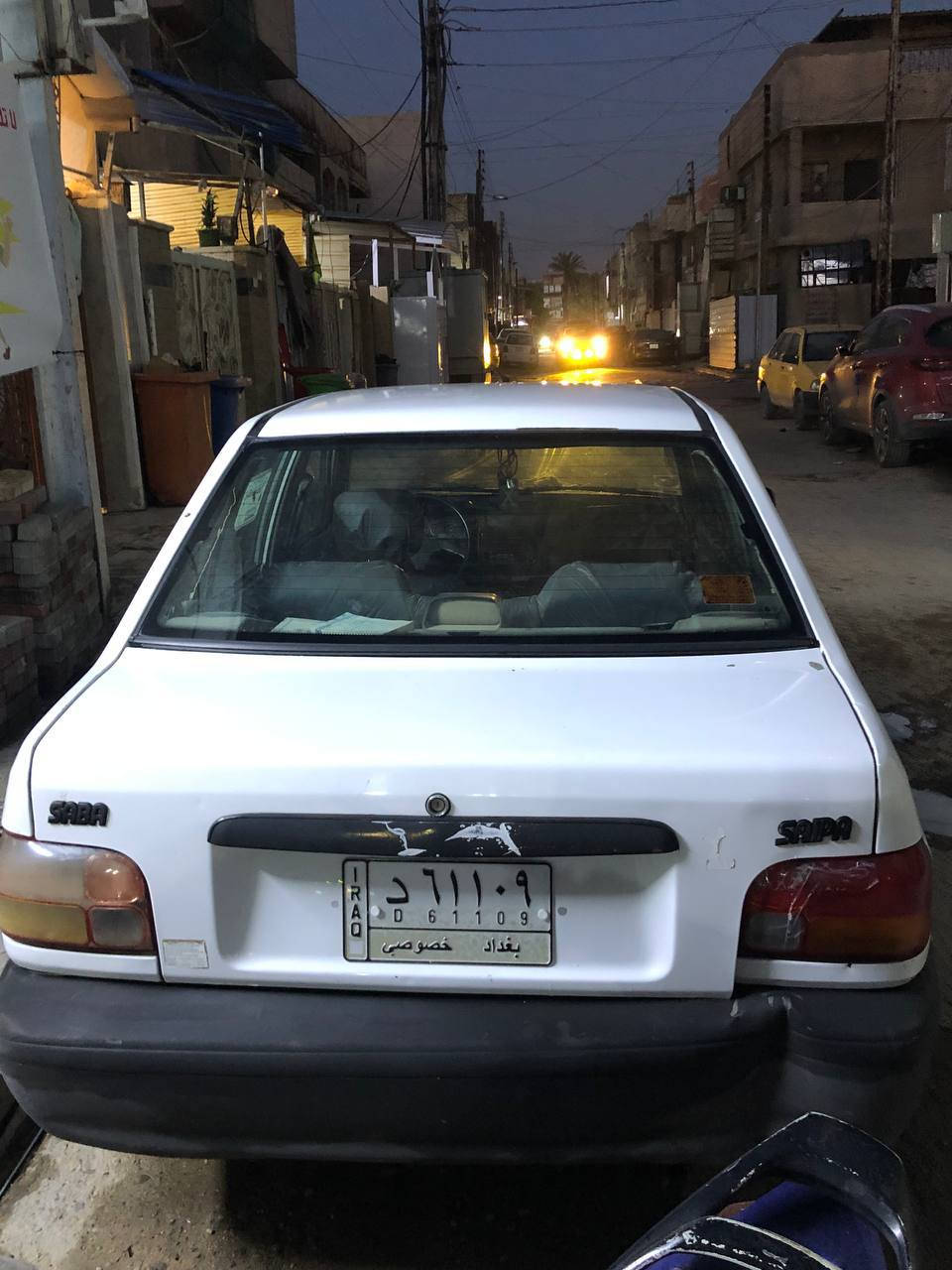 السلام عليكم 
سايبا موديل 2011 بسمي شرط التحويل السنوية لحد 2027 بيها قطع صبغ السعر 30$ ورقة 
المكان الشعب شارع عدن 
للأستفسار ***********
واتساب ***********
