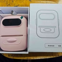 طابعة ستيكر • متصلة بالموبايل • اسود ابيض