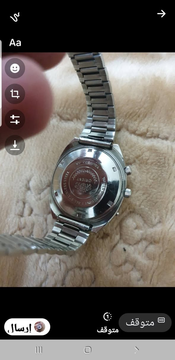 السلام عليكم 
من رخصت اخي الادمن عندي قطعتين ساعات اورنيت دولي وحده او وحده بحري صناعه قديمه السبعينيات اوتماتيك كلش نظاف للبيع اي استفسار ع هذا رقم ***********بي واتساب
