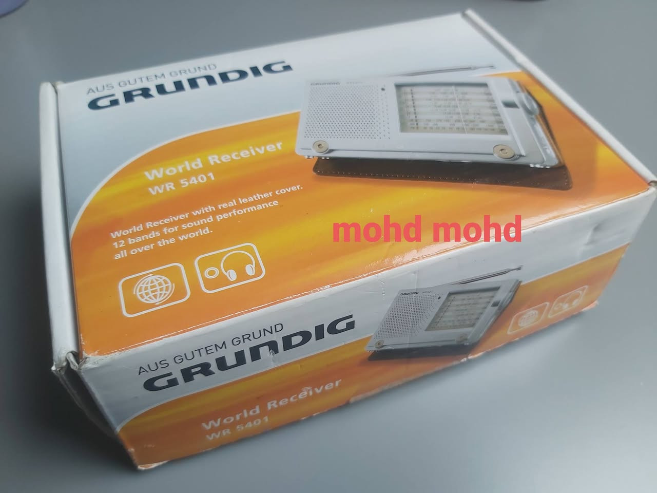GRUNDOG YACHT BOY 10
انتاج المانيا 2007
موجات عدد 12 MW FM SW1-9 LW
شغال بطارية قلم عدد 2
محولة خارجية 3 فولت غير متوفرة
جديد كارتونه 
السعر 100 الف 
#الجميع


**إذا كنت صاحب هذا الإعلان وتريد حذفه لأي سبب، رجاءا أرسل رسالة إلى الدعم الفني**