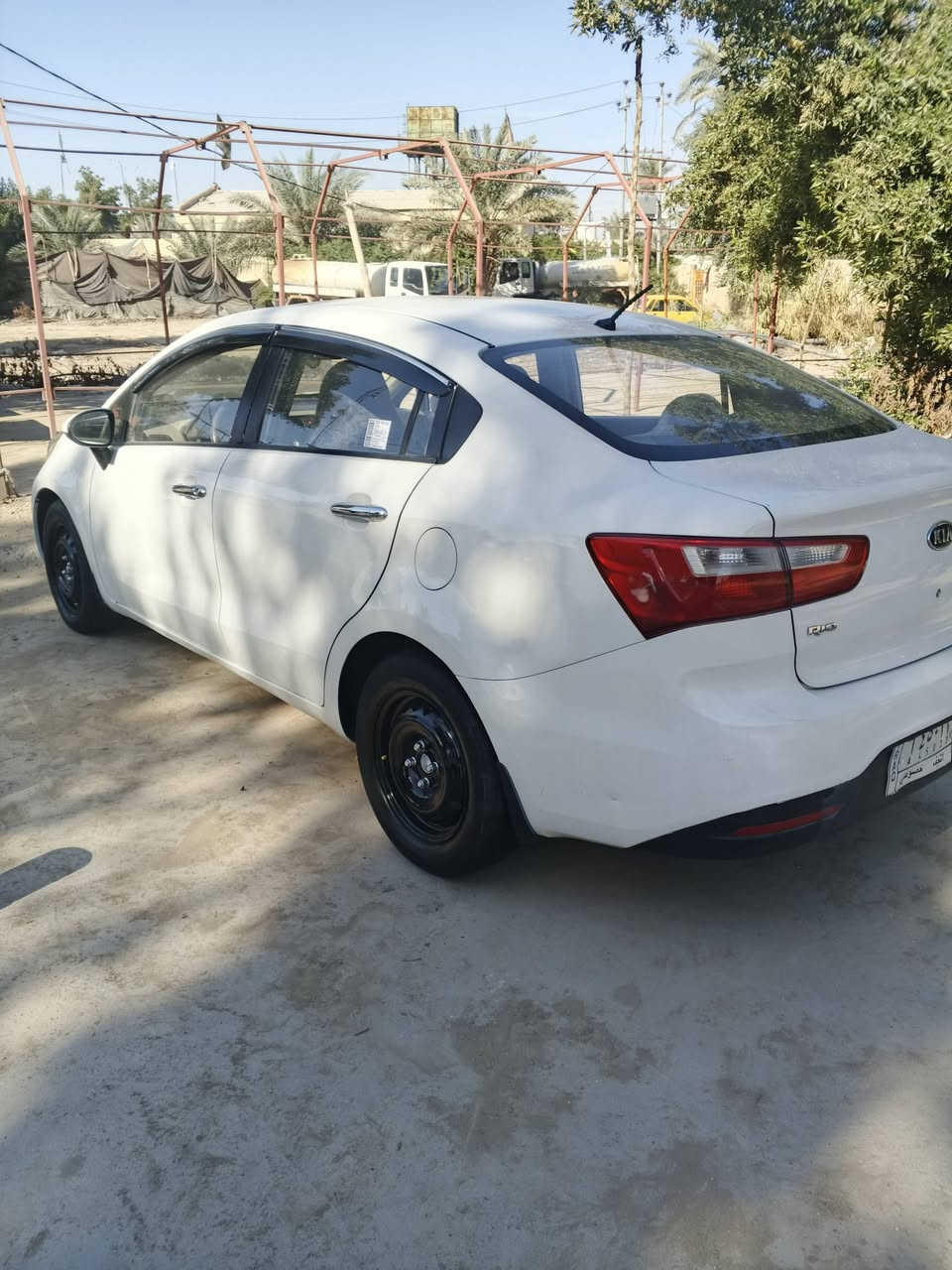 كيا ريو ٢٠١٢ رقم نجف سنويه مجدده لغايه ٢٠٢٧ 
محرك ١٦٠٠ مكفوله من الصبغ 
محرك وكير مكفولات حداديه جديده تخم تاير جديد السعر ٨٨$ مكانه كوفه ***********
