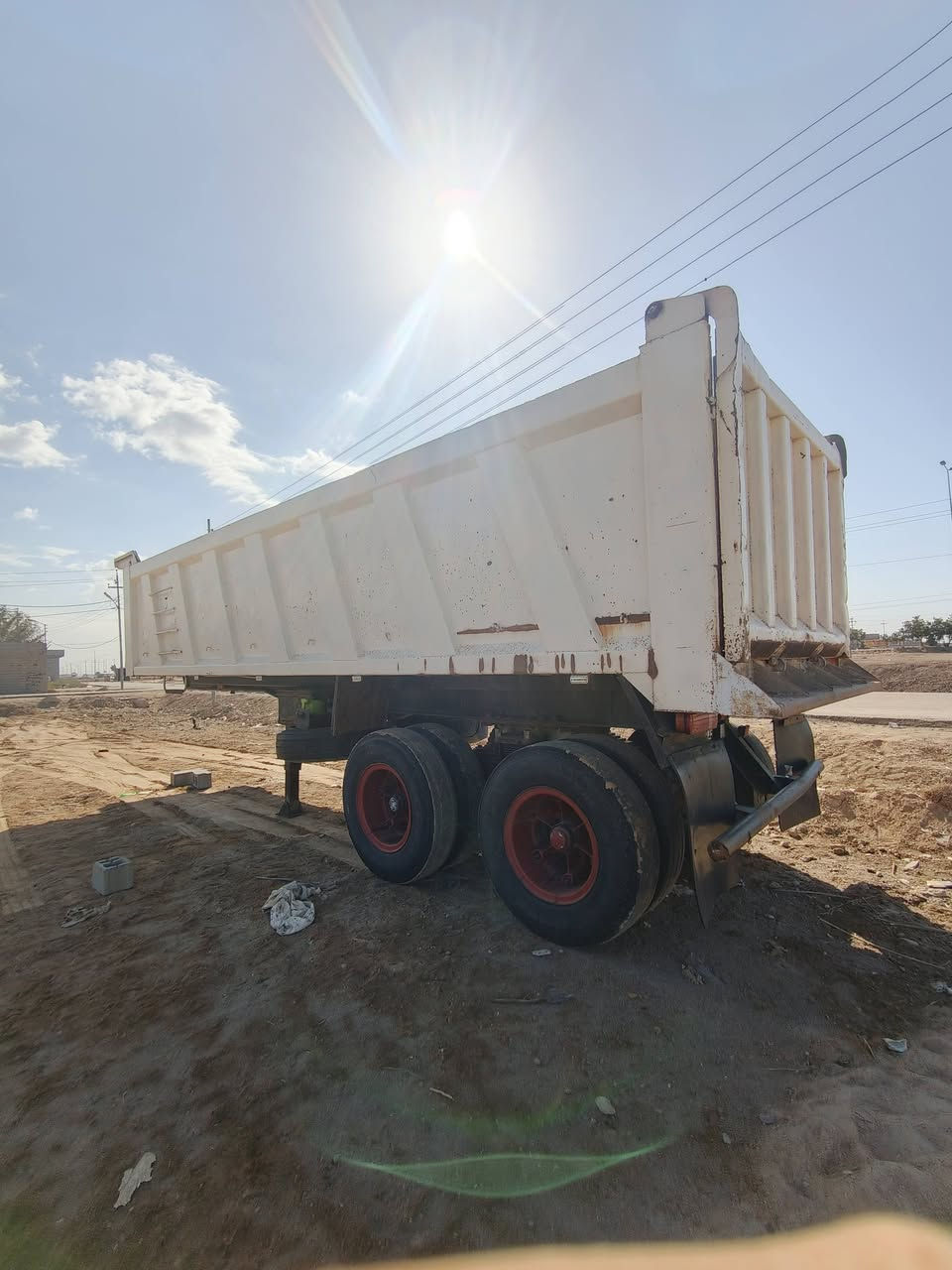 سلاام عليكم عربانه علم ذرعه ٣٣ تايرات نص عمر شاصي بيه فطر جك جديد سعر ١١٥ وبيه مجال ***********//***********
