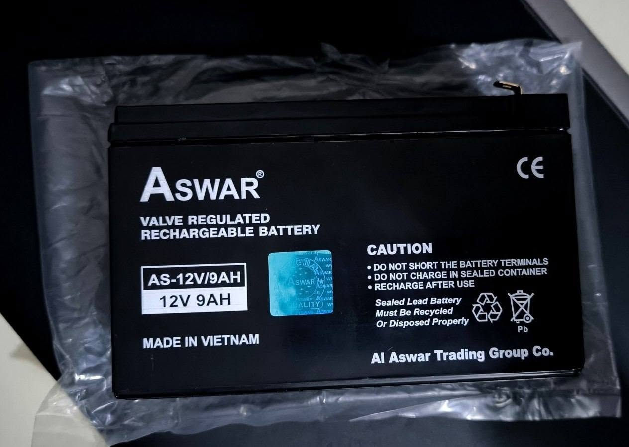 السلام عليكم 
- UPS BLUE STORM 850VA مستخدم ابحالة جيدة ايشغل تقريباً 15 دقيقة 
- بطارية Aswar جديدة تماماً مستخدمة اقل من ساعتين مشتريهة ب 30 الف من الوكيل الرسمي وتشغل تقريباً أكثر من 30 دقيقة نوعية ممتازة 
السعر 50 الف ثنينهن توصيل ما عندي مكاني بغداد الدورة للتواصل خاص


**إذا كنت صاحب هذا الإعلان وتريد حذفه لأي سبب، رجاءا أرسل رسالة إلى الدعم الفني**