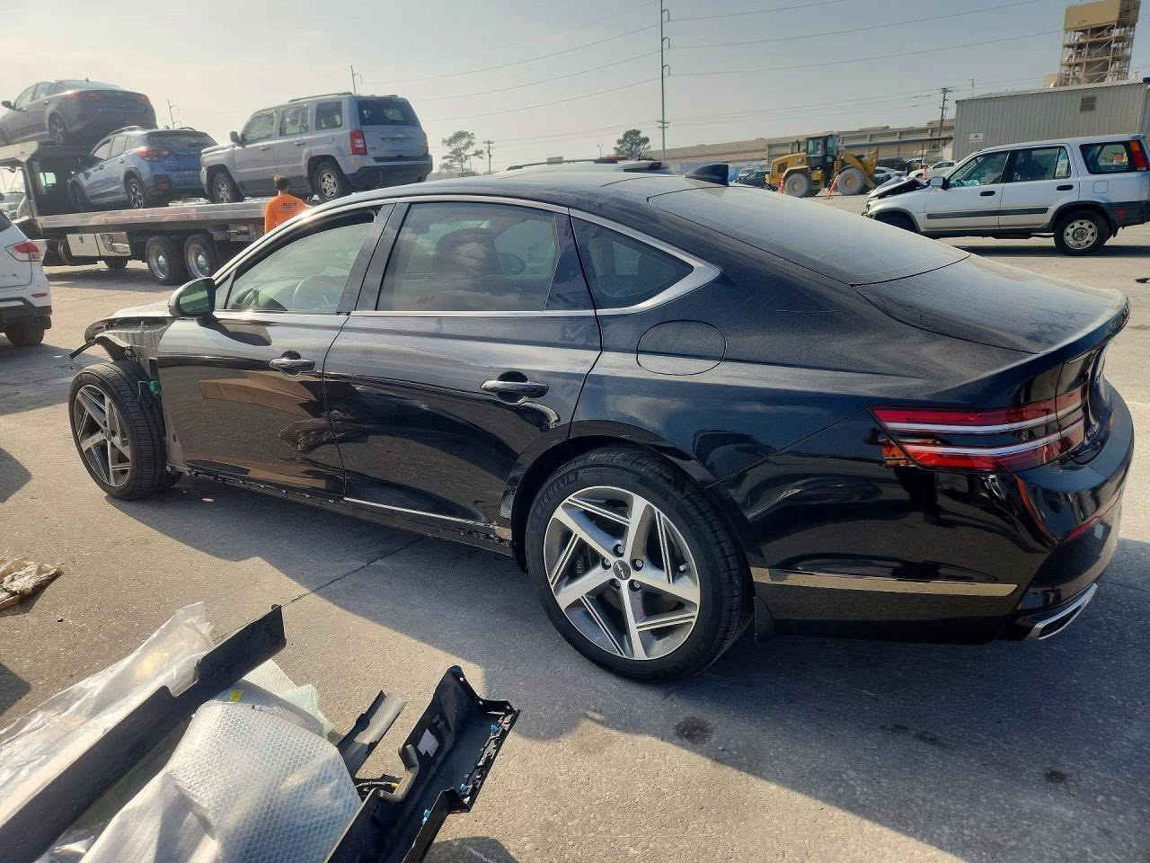 2024 GENESIS G80, SPORT PRESTIGE
بدون ايربااك حادث فقط شبر بارد بالجاملغ الايمن وموضح بالصور
والجاملغ اليسرة مفتوح والسيارة غراضه كله وياهه من امريكا اجتي 
ماشية 14 الف مايل
بصمات عدد ثنين وياها
فول مواصفات 1/1
بنوراما
خمس كامرات 360 درجة
التايرات الخلفية تتحرك مع الامامي 
الابواب شفط 
تتقدم للامام وترجع للخلف عن طريق البصمة
داخل ابيض مميز
كشن السايق مساج 
تدفئة وتبريد بالكشنات
بردات كهرباء
شفتات ستيرن
انارة داخلية متغيرة
قيادة ذاتية
خزن ميموري
نظام الترحيب عند الاقتراب
محرك 4 سلندر 2500 تيربو
اوتو بارك (تطبك بين سيارتين)
وبعد بيه هواي مواصفات
السيارة حالياً بعمان تريد ادخله شهداء او حرة بكيفك
للاستفسار زيارة شركة تاج الاسطورة للمزادات الامريكية في بغداد حي القاهرة او المنطقة الحرة شارع 20شمال
او الاتصال***********
