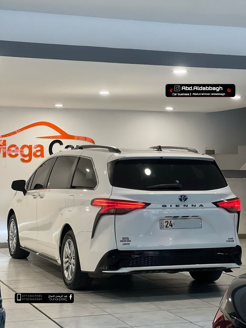 تويوتا سيينا  2023 XSE
فول وارد امريكي 
محرك 2500 هايبرد ماشيه 135 الف ميل 
صور الضرر موضح بالمنشور 
السيارة بدون صبع بدون تعديل 
ايرباك بردة راجع شركة بلادي 
السيارة ما ناقصها مصرف مرقم كامل دهوك 
السعر : 310$ ورقة و بيها مجال
للتواصل : 
***********
***********
