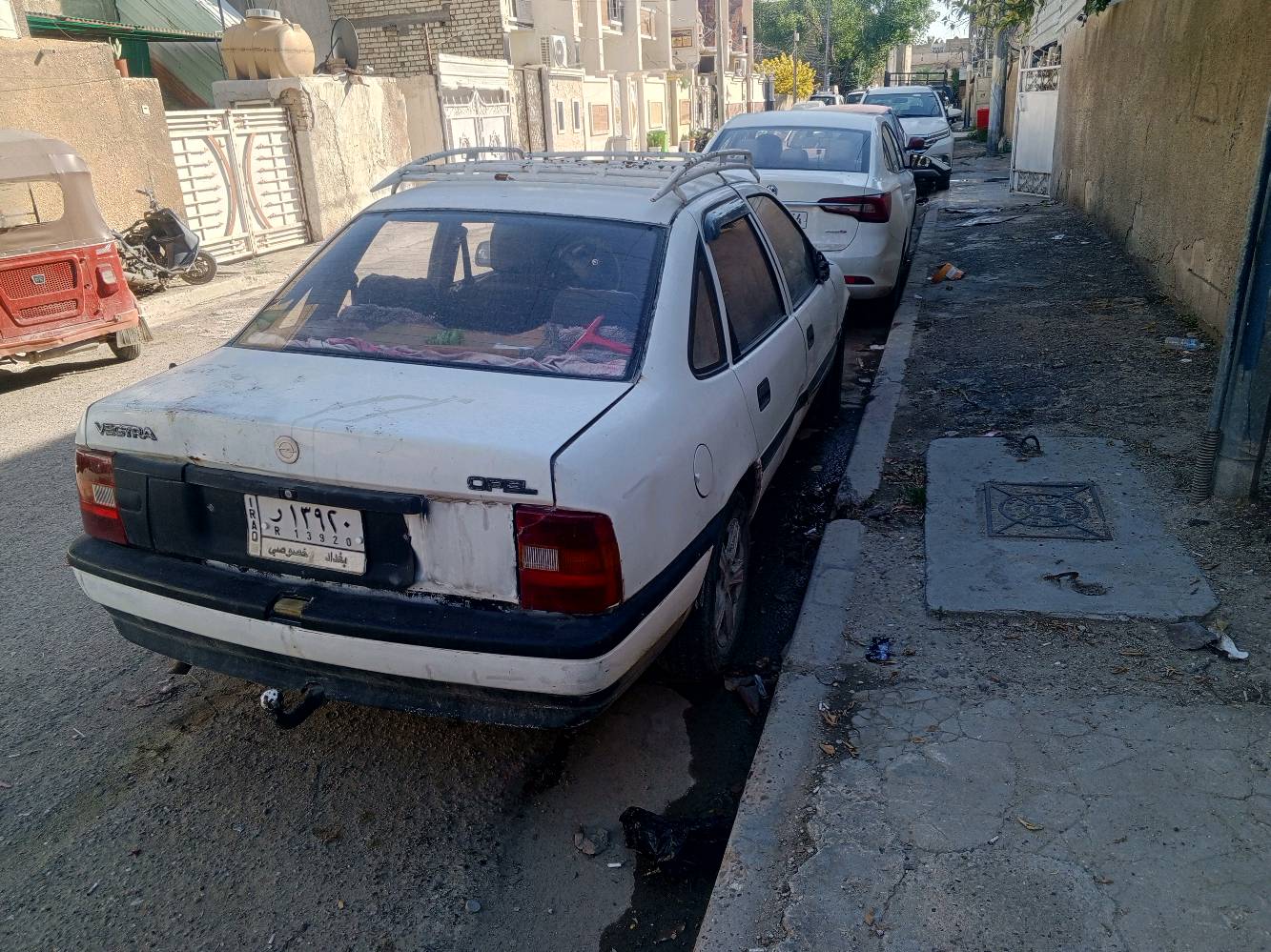 أوبل فكترا كير عادي بغداد باسمي سنويه بدون تبريد موديل 1990 مشروع وطني السعر 30ورقه العنوان بغداد الكاظميه الدولعي
