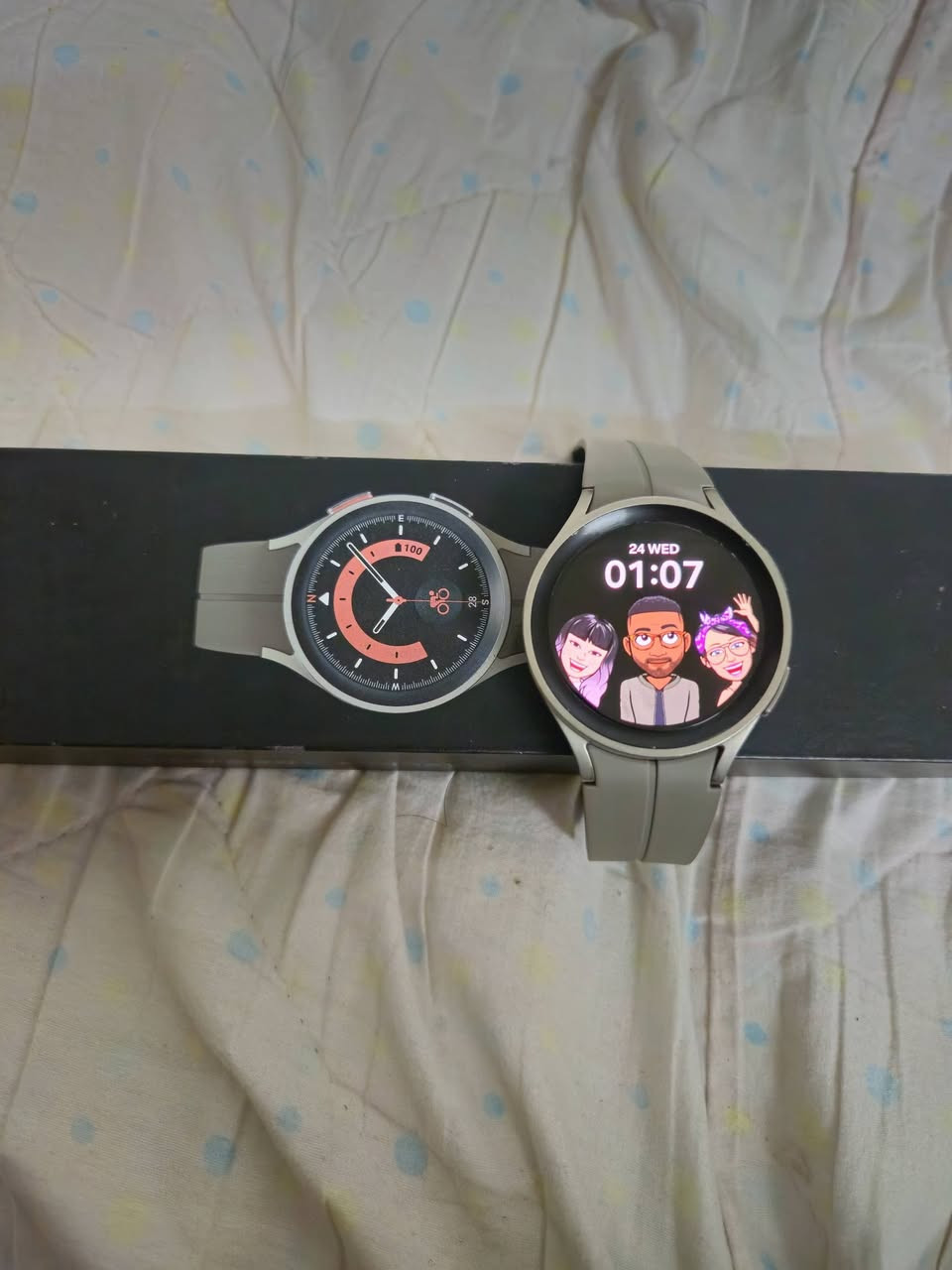 Galaxy watch 5 pro 45mm
نضاف ٩٩%
کامل محلقات 
جدید 
١٦٠ الف 
توصیل متوفر


**إذا كنت صاحب هذا الإعلان وتريد حذفه لأي سبب، رجاءا أرسل رسالة إلى الدعم الفني**
