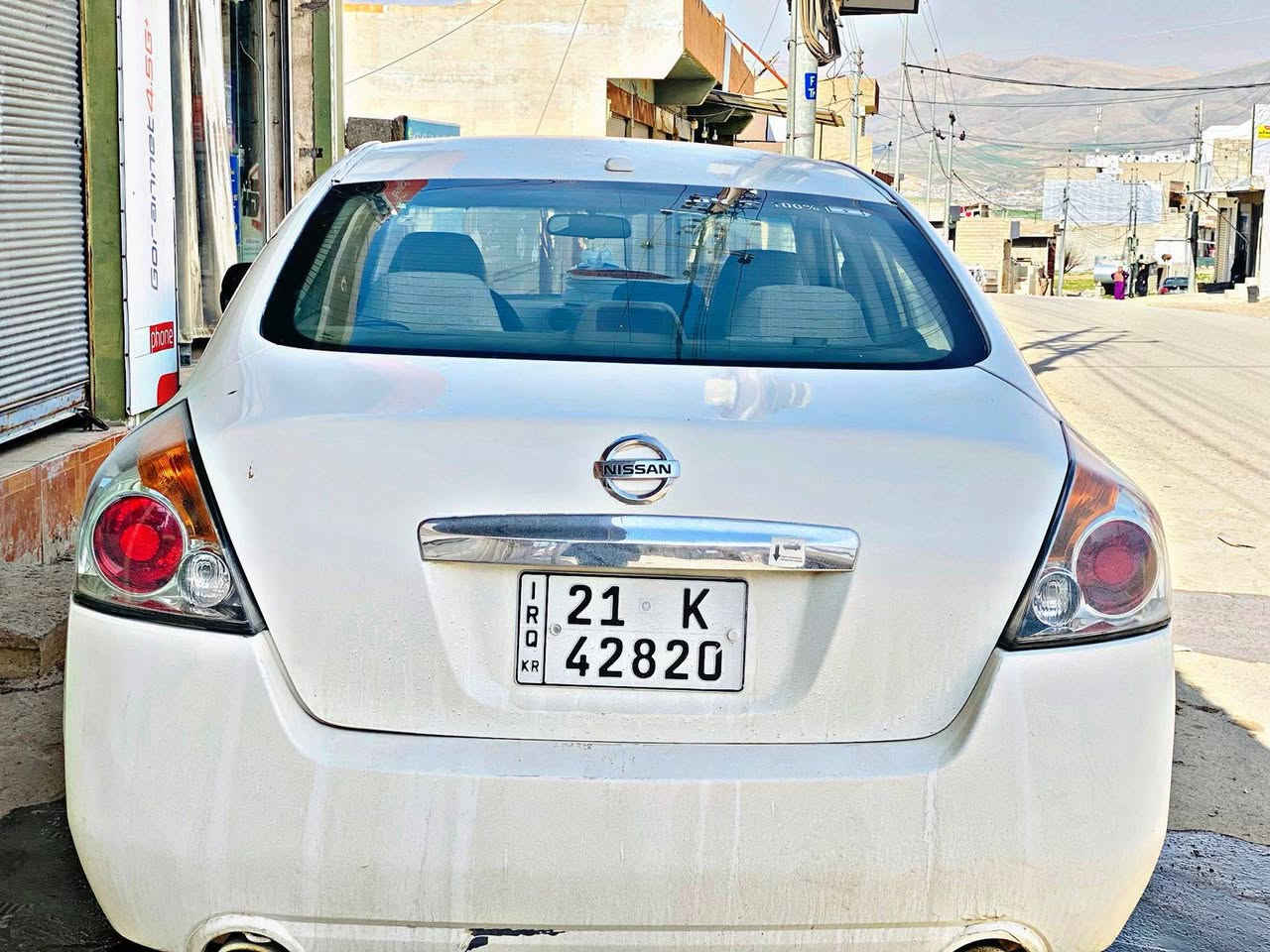 بابەت ڕیکلام
نیسان ئاڵتیما  2012
***********
***********
گێڕ و مەکینەی بەشەرت
غاز 60لیتری اتاڵی
تەبرید سارد و گەرم
بەسمە
ئاوێنە کارەبا
4جام کارەبا
گێڕی عادی 
شاشە ئایپاد
لایت زینۆن
هەزەی تازەیە 
سەنەوی تا 31تازەیە بەناوی خۆمەوە
4تای باشی لە ژێرایە
دەعمی قورسی نیە
ئێرباگی سەکنی سیستەم 
کارەبای هەمو گیانی ئیش ئەکات السليمانية, العراق
