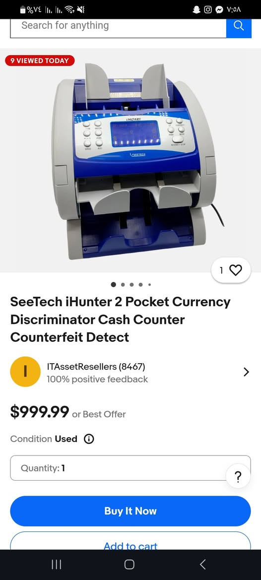 جهاز يعد فلوس يطلع مزور بحسب رقم وعدد وصنف  اريد لو ابيعه او اراوسه ب ايفون.او.ايباد وشكر


**إذا كنت صاحب هذا الإعلان وتريد حذفه لأي سبب، رجاءا أرسل رسالة إلى الدعم الفني**