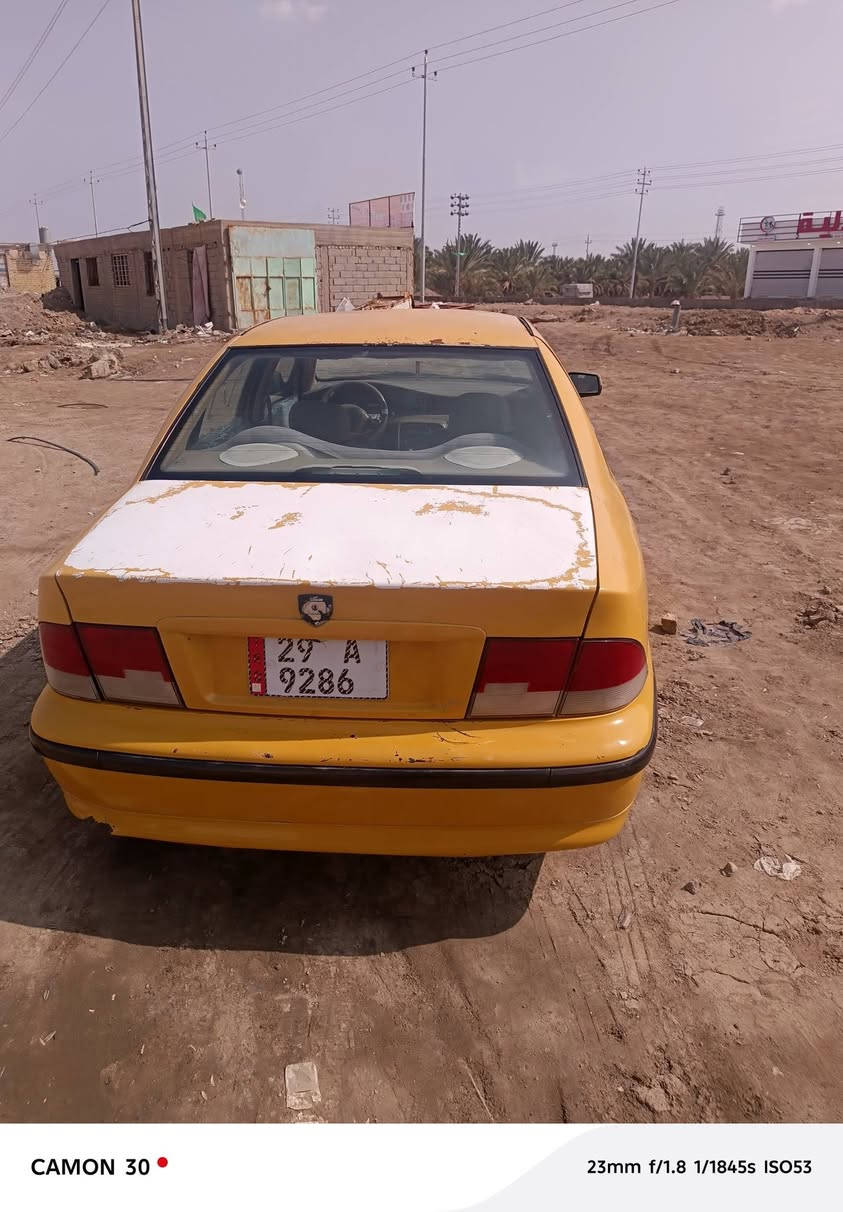 السلام عليكم سمند موديل 10للبيع العنوان ذي قار مركز  رقم واصط سياره هزه جديده سنويه لل 27 مصفره هئيه وغرمات بيهه ضرب بالباب خلفي مامصلحه رقم الهاتف للتصال سعر 23ورقه  والسياره شوف العين كلشي ماكفل بيهه تجي وتشوفهه  تعجبك اهلا وسهلا ماتعجبك ربي يرزقك للعلم السياره ب اسمي  *********** مامتواجد ع الفيس  كهربائيات كلها شغاله سماعات مسجل شغلات جامات الاماميه تشتغل والخلفيه عوزهن مواطير  ***********
