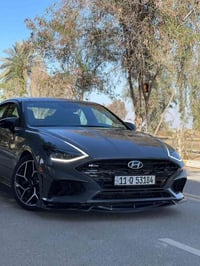 سوناتا  موديل 2022 Nline 🔥 لون اسمنتي  مكينة 2.500 تيربو بيه شلعه كلش ...