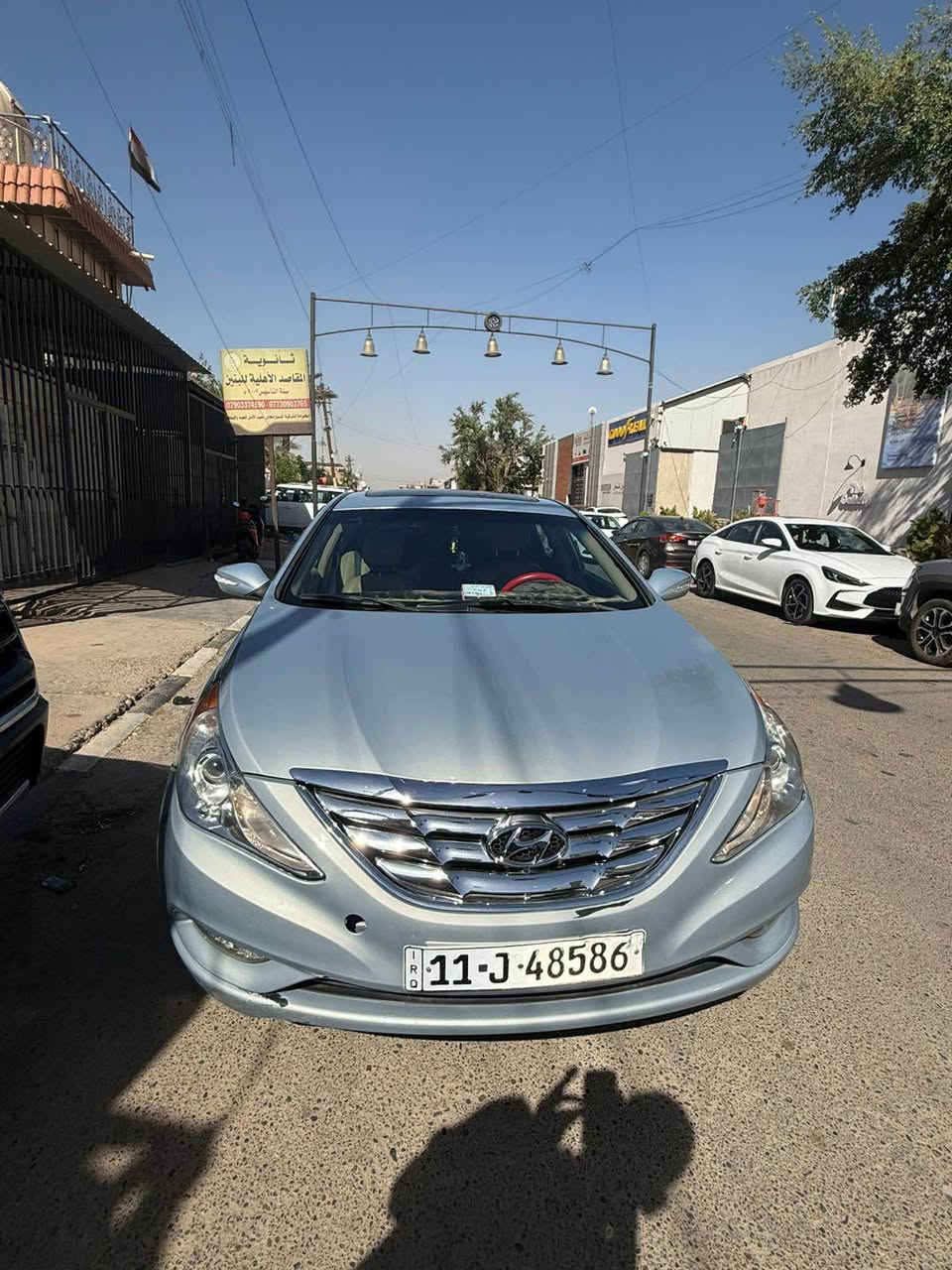 أسلام عليكم
بلاش 83 وبيهه مجال
سوناته2011
مكينه 2400 
كير مكينه تبريد كفاله 
تخم تاير جديد 
هزه وسنويه ورقم بغداد جديد بئسمي
كم قطعه صبغ للجماليه فقط

(لعنوان الحريه)
الهاتف *********** بغداد, العراق
