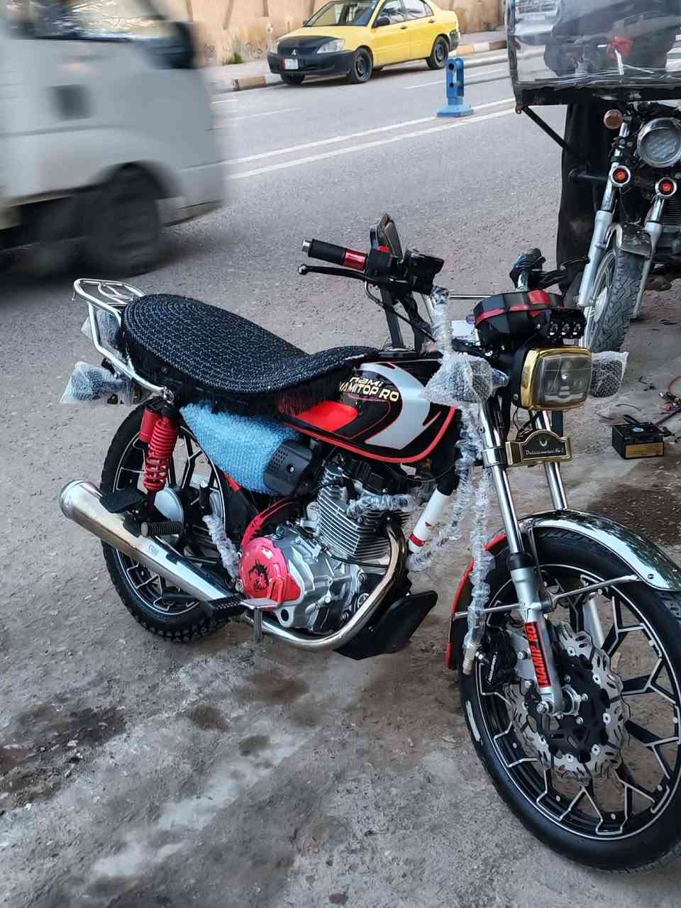 سلام عليكم دراجة نامي برو موديل 24 محرك بشرط طيارة شلعه معدل فول أوراق كامل سعر خاص مكان خانقين ***********
