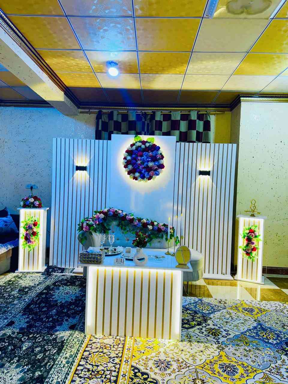 ✨💍 كوشات رهف 💍✨ لأجمل ليالي العمر خلي كوشتك غير 🤍
🎁 عرضنا المميز: كوشة فخمة + كيكة طابقين هدية حسب طلبك 🎂

💰 السعر فقط: 100,000 دينار

📞 للحجز والاستفسار: [***********] 📍 [الشرقاط - بعاجه ]

✨ احجزي الآن وخلي فرحتج تكمل بأناقة ✨
