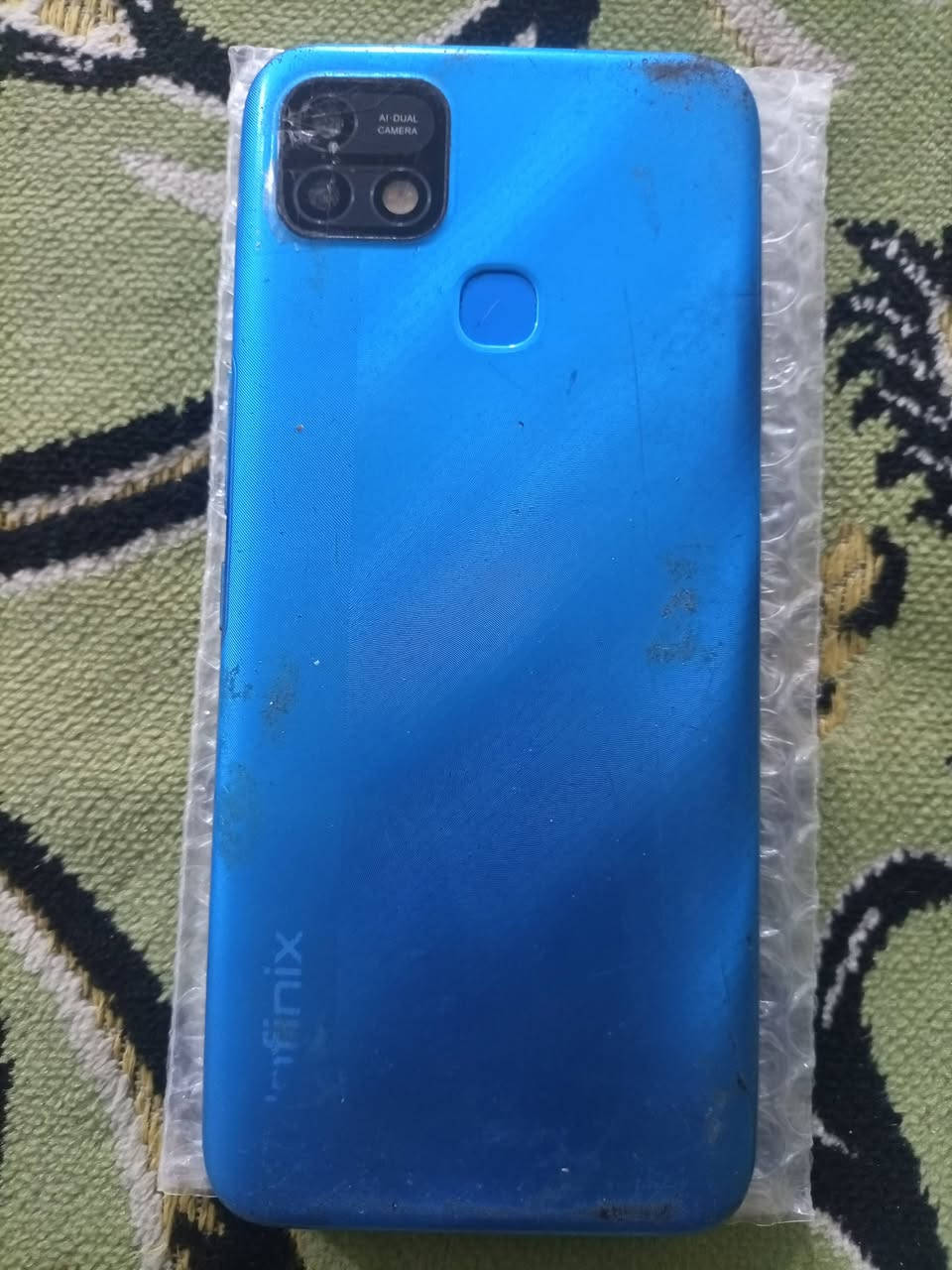 Infinix smart 5 pro 
ذاكرة 32 وعشوائية 2
بطارية 6000
جهاز نظيف بس الظهر مالته تعبان شويه بي شخوط موضح بالصور 
مكاني كربلاء جامعة العميد 
السعر 45 وبي مجال 
#كربلاء


**إذا كنت صاحب هذا الإعلان وتريد حذفه لأي سبب، رجاءا أرسل رسالة إلى الدعم الفني**