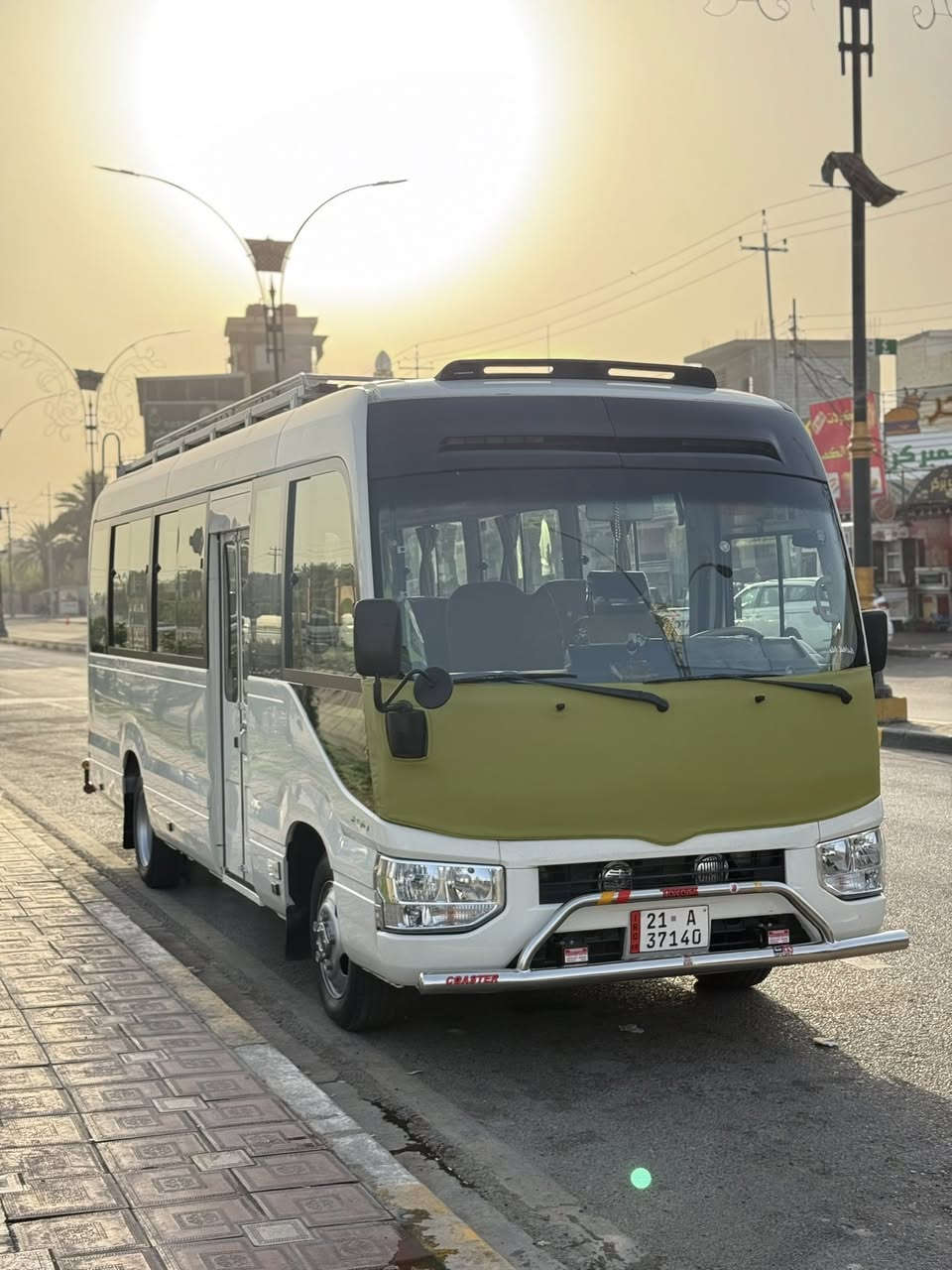 السلام عليكم 
كوستر موديل 2018 بأسمي تحويل مباشر 

١-مسجله خط وبحث

٢-كير مكينه اكسن كفاله 

٣-تخم تاير قبل شهر جديد 

٤-صدر امامي خلفي جديد 

٥-سيباية ودروعه امامي خلفي 

كامله على آخر حباية 

بيه صبغ مال كويت ذيلين شباك التبريد ولذيل ولاخير فقط

السعر ٤٦٥ وبيه مجال بسيط جداً استفسار ***********
