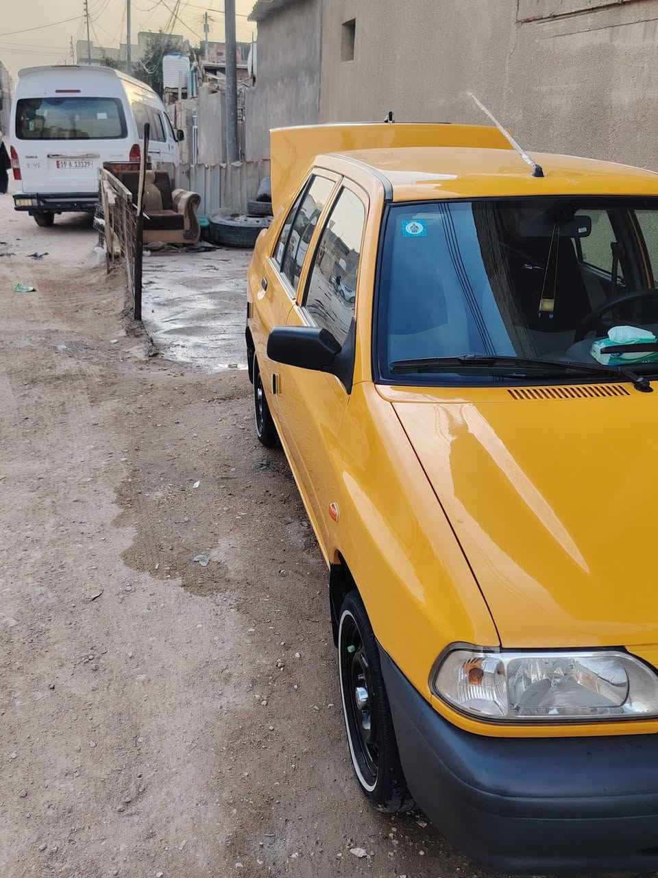 السلام عليكم سايبه موديل 25 كفاله عامه ماشي 56الف سياره جديده غاز +بانزين مكاني كربلاء السعر 74وبيه مجال***********
