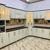 مطبخ الباب التركي   سعر المتر الالمنيوم 130 الف    المتر الطولي يشمل ا...