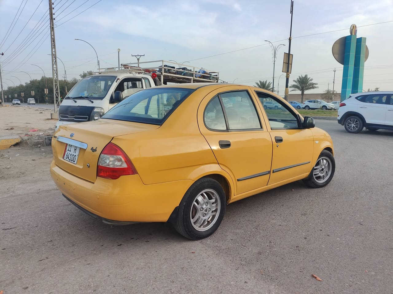 سلام عليكم
طيبة 2017 للبيع سنويه لنهاية ال29 
هيئة وغرامات مصفرة 
رقم بغداد انگليزي مكاني كربلاء 
مكفوله مكينه وكير وتبريد وتدفئه 
بيهه بس جاملغ بيه صبغ خلفي عكس السايق 
السعر 46 وبيهه مجال بسيط 
*********** بيه واتساب 
ملاحظة ابيع شرط المداور عقد مروري
