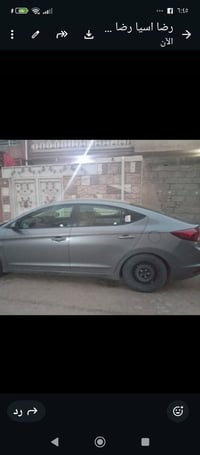 النترا وأرد امريكي للبيع موديل 2019 حادث دعاميه الاماميه فقط بدون تبدي...