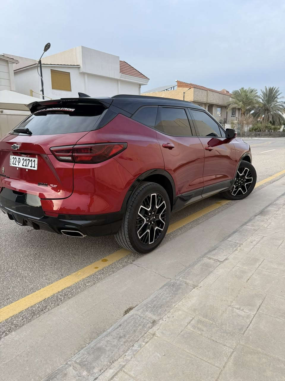 ‎السلام عليكم
CHEVROLET BLAZER RS 2024
شفرليت بلايزر RS السيارة كلش جديده جدآ  وأحلى من الصور 
رقم أربيل وبسمي تحويل وكاله وبيه موافقه تضليل من المرور أربيل بلسنويه 
حجم المحرك V6 سلندر (3.6L)
موديل 2024
  عداد المسافة 14 الف كيلو فقط
الضرر كما موضح بالصور
جملغين امامي مفتوح فقط 
سياره بدون صبغ شرط فحص سونار
المواصفات: RS فول فول مواصفات 
بانوراما توكر
فور ويل
بصمة تشغيل
بصمة أبواب
تشغيل عن بعد(Remote Start)
صندوق شفط كهربائي  
كشنات جلد
كشنات امامي تدفئة+ تبريد 
كشنات خلفي تدفئة 
استيرن تدفئة
دشبول ديجيتال
شاحن موبايل Wireless 
رادار امامي (تحديد مسار) 
رادار جانبي (نقاط عمياء)
رادار خلفي (تحذير من الاصطدام) 
شاشة كبيرة لمس
كاميرا 
رادار 360
حساسات خلفية+ كاميرا 4k
‏Android Auto
‏Apple Car Play
مانع انزلاق+ABS
منافذ AUX+USB
‏Auto Start
‏Auto Stop
مثبت سرعة
تحكمات استيرن 
هاند بريك بصمة
وبقية المواصفات المعروفة
مكان السياره كربلاء 
السعر 275 وبي مجال بسيط 
***********
***********
