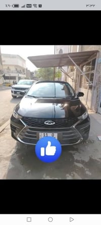 شيري اريزو 6 فول مواصفات موديل ٢٣ لون اسود رقم بغداد  ماشيه 9000 مكفول...