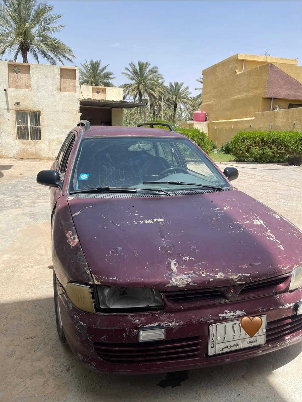 سلام عليكم 
للبيع ميتسوبيشي لانسر شتيشن موديل 1995 سنويه بعدها ماساقطه ب 2028 يله تسقط محرك تجفيت جديد وكير يخبل تخم تاير جديد  السعر 22 وبيه مجال  مكاني كربلاء   ***********

