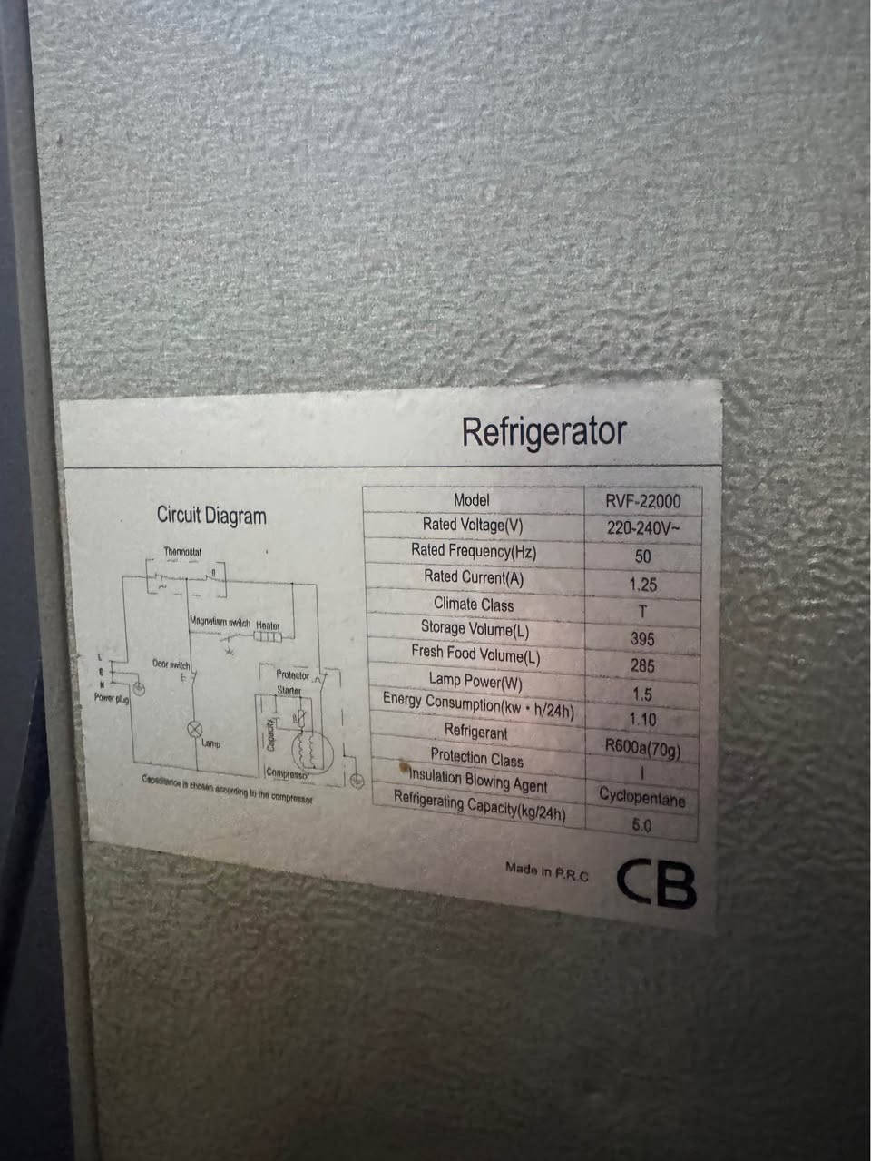 ثلاجة عشتار  
650 لتر  (395لتر للبراد) و(285 لتر للفريز)
الثلاجة استخدام قليل سبب البيع فائضة عن الحاجة  السعر 300 الف قابل للنقاش بيها مجال قليل.  ما داخلة تصليح ابد 
العنوان البصرة الصالحية شط العرب, البصرة


**إذا كنت صاحب هذا الإعلان وتريد حذفه لأي سبب، رجاءا أرسل رسالة إلى الدعم الفني**