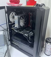 كيس مرتب Gtx1080 oc. Msi R5 5500 B450M جيمنج جيجابايت تخزين ساتا اس اس...