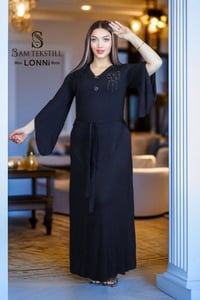 دشداشة نسائية • قماشة فانيلا قطن • مقاسات XL-4XL