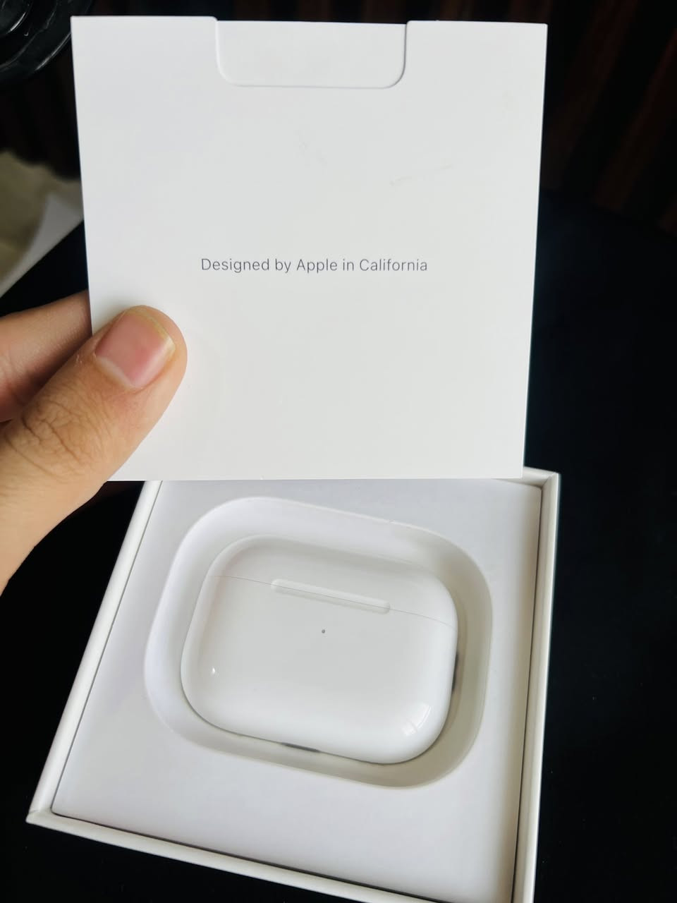 Airpods Pro 2
اصلي غير مقلد
الكارتونه وياها 
بحاله جيدة
سعرها 170 وبيها مجال


**إذا كنت صاحب هذا الإعلان وتريد حذفه لأي سبب، رجاءا أرسل رسالة إلى الدعم الفني**